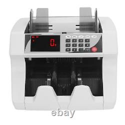 1000bills/min USD EUR Currency Counter LCD Alarm Money Counter for Supermarket