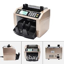 110V Auto Multi-Currency Cash Banknote Money Bill Counter Counting Machine I0M5