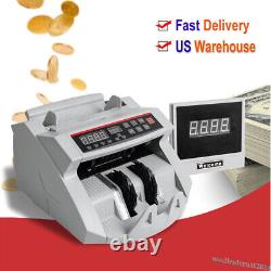 110V Money Bill Currency Counter Counting Machine With UV Counterfeit Detector