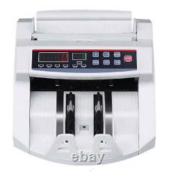 1PCS Money Bill Cash Counter Currency Count Machine Bank Counterfeit UV & MG