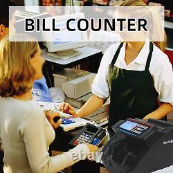 2100D Business Money Counter Machine UV/MG/IR/DD/MT Multi-Currencies Counterfeit