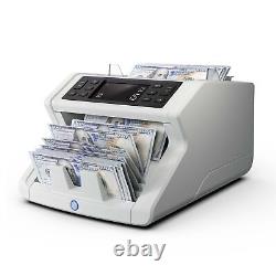 2210 Money Counter Machine with Counterfeit Detection, Multi-Currencies, Add/