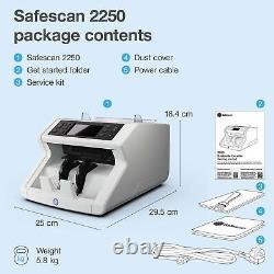 2210 Money Counter Machine with Counterfeit Detection, Multi-Currencies, Add/