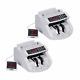 2pc Money Counter Bill Cash Currency Counting Machine Counterfeit Detector Uv Mg