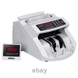2PCS Money Bill Cash Counter Bank Machine Currency Counting UV MG Counterfeit