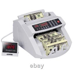 2X Money Counter Machine Currency Cash Bank Sorter Counterfeit Detection Bill