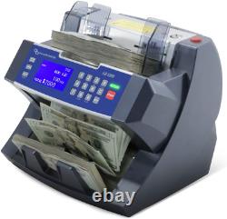 AB5800 Bank Grade Bill Counter Batch Value, Money Counter Machine with Total Val