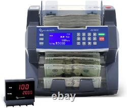 AB5800 Bank Grade Bill Counter Batch Value, Money Counter Machine with Total Val