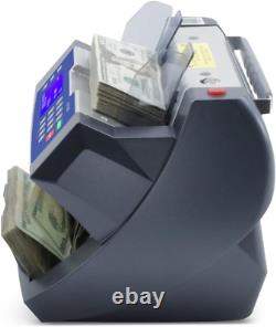 AB5800 Bank Grade Bill Counter Batch Value, Money Counter Machine with Total Val