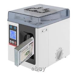 AC110V Safety Money Binder Cash Binding Bill Currency Machine Automatic Binder