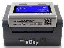 Accubanker D585 Multi-Scanix Counterfeit Detector 110v Multi-Currency MG IR UV