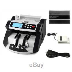 Aibecy Automatic Multi-Currency Cash Money Bill Counter Counting Machine E6P4