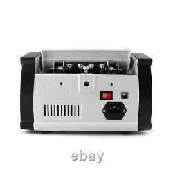 Aibecy Digital Currency Counter Cash Money Value Counterfeit Detector LCD UV &MG