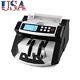 Aibecy Digital Currency Counter Cash Money Value Counterfeit Detector Uv&mg