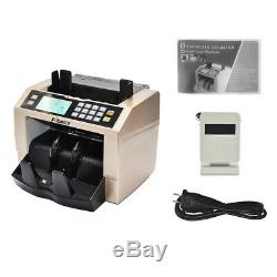 Aibecy LCD Currency Cash Banknote Money Bill Counter Counting Machine MG F3Z5