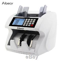 Aibecy Multi Currency Cash Banknote Money Bill Counter Counting Machine LCD D1Z8