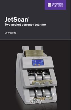 Allison-Cummins JetScan 4096 2-Pocket Currency Scanner Reconditioned