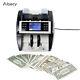 Auto Currency Counter Count Detector Money Fast Banknote Bill Cash Machine I5b7