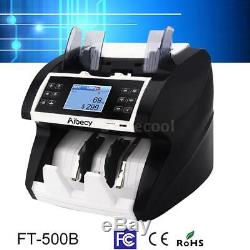 Auto Currency Counter Count Detector Money Fast Banknote Bill Cash Machine U8F3