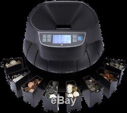 Auto Electronic Money Coin Cash Currency Counter Counting Sorter Machine Euro