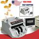Auto Money Cash Counter Currency Counting Machine Uv Mg Counterfeit Detector New