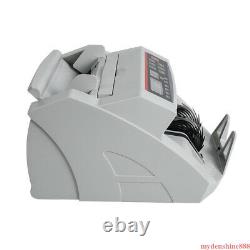 Automatic Bill Money Counter Machine Currency Cash Counting Counterfeit Detector