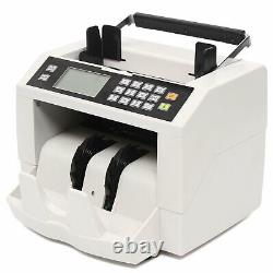 Automatic Cash Currency Money Counter Machine Counterfeit Bill Detector Magnetic
