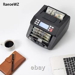 Automatic Cash Currency Money Counter Machine Counterfeit Bill Detector UV/MG/IR