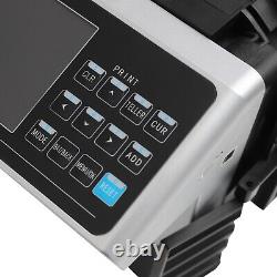 Automatic Cash Currency Money Counter Machine Counterfeit Bill Detector UV MG IR