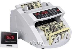 Automatic Money Bill Counter Detector Display Currency Cash Counter Bank Machine