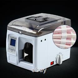 Automatic Money Bundle Machine Cash Money Currency Strapping Machine 110V