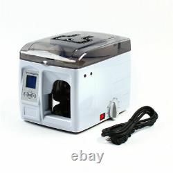 Automatic Money Bundle Machine Currency Strapping Binding Tool Bank Cash Packer