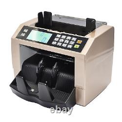 Automatic Multi-Currency Cash Banknote Money Bill Counter Counting Machine UV MG