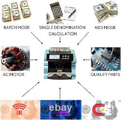 BC-1100 Currency Counter with UV/MG/IR/DBL Detection