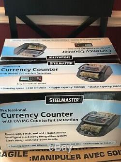 BNIB Steelmaster Professional Currency Counter