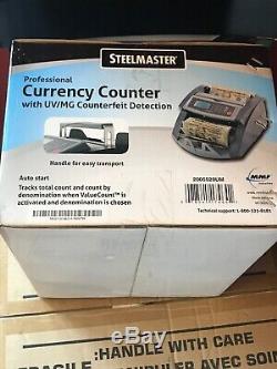 BNIB Steelmaster Professional Currency Counter