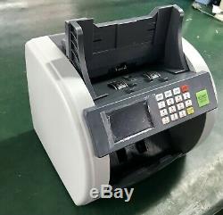 Bank Grade Mixed Denomination Bill Counter Cash Currency Machine, SEE VIDEO