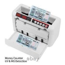 Bill Counter Cash Money Currency Counting Machine Counterfeit Detector UV, MG