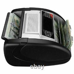 Bill Money Counter Cash Currency Count Counting Automatic Bank Machine-USA 6-LED