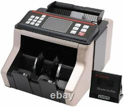Bill Money Counter Cash Currency Count Counting Automatic Bank Machine UV/MG US