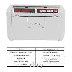 Bill Money Counter Machine Cash Currency Counting UV MG Counterfeit Detector USA