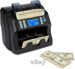 Bill Money Counter Machine Currency Cash Count Counting Counterfeit Detector