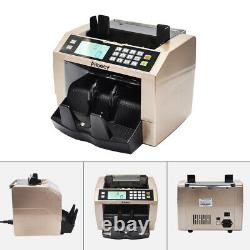 Bill Money Counter Machine Currency Cash Count Counting Counterfeit Detector