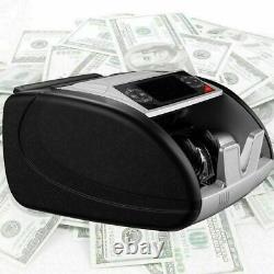 Bill Money Counter Machine Currency Cash Count Counting Counterfeit Detector 6DD