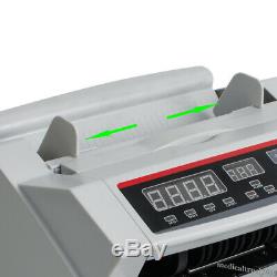 Bill Money Counter Machine Currency Cash Count Counting UV Counterfeit Detector