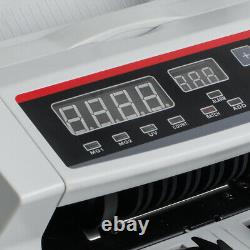 Bill Money Counter Machine Currency Cash Count Counting +UV Counterfeit Detector