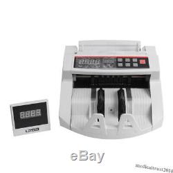 Bill Money Counter Machine Currency Cash Count Counting UV Counterfeit Detector