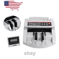 Bill Money Counter World Currency Cash Counting Machine UV MG Cash Counterfeit