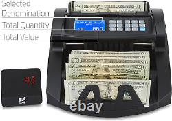 Bill Value Counter & Counterfeit Detector Money Cash Currency Machine (Nc20I)