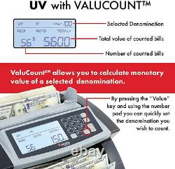 Cassida 5520 UV Currency Counter with Ultraviolet Detection and ValuCount